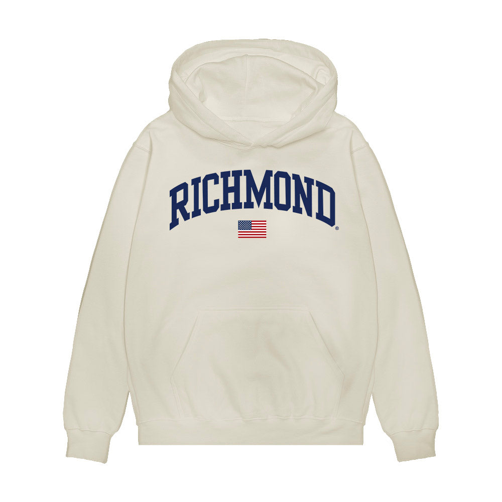 Richmond - NCAA Baseball : Connor Larson - USA Raglan Premium Hooded Sweatshirt-0