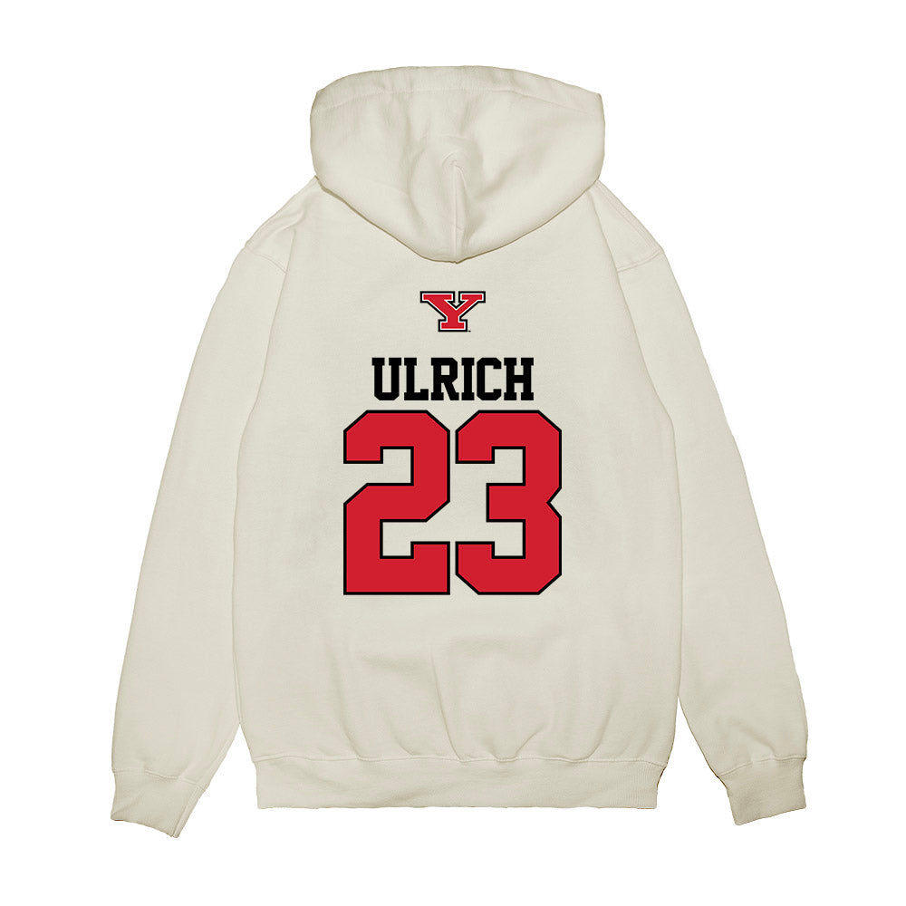 Youngstown State - NCAA Baseball : Sloan Ulrich - USA Raglan Premium Hooded Sweatshirt-1