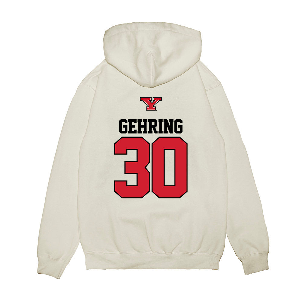 Youngstown State - NCAA Baseball : Jacob Gehring - USA Raglan Premium Hooded Sweatshirt-1