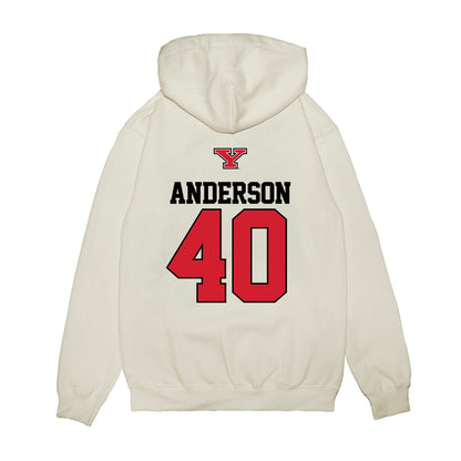 Youngstown State - NCAA Baseball : Brandin Anderson - USA Raglan Premium Hooded Sweatshirt-1