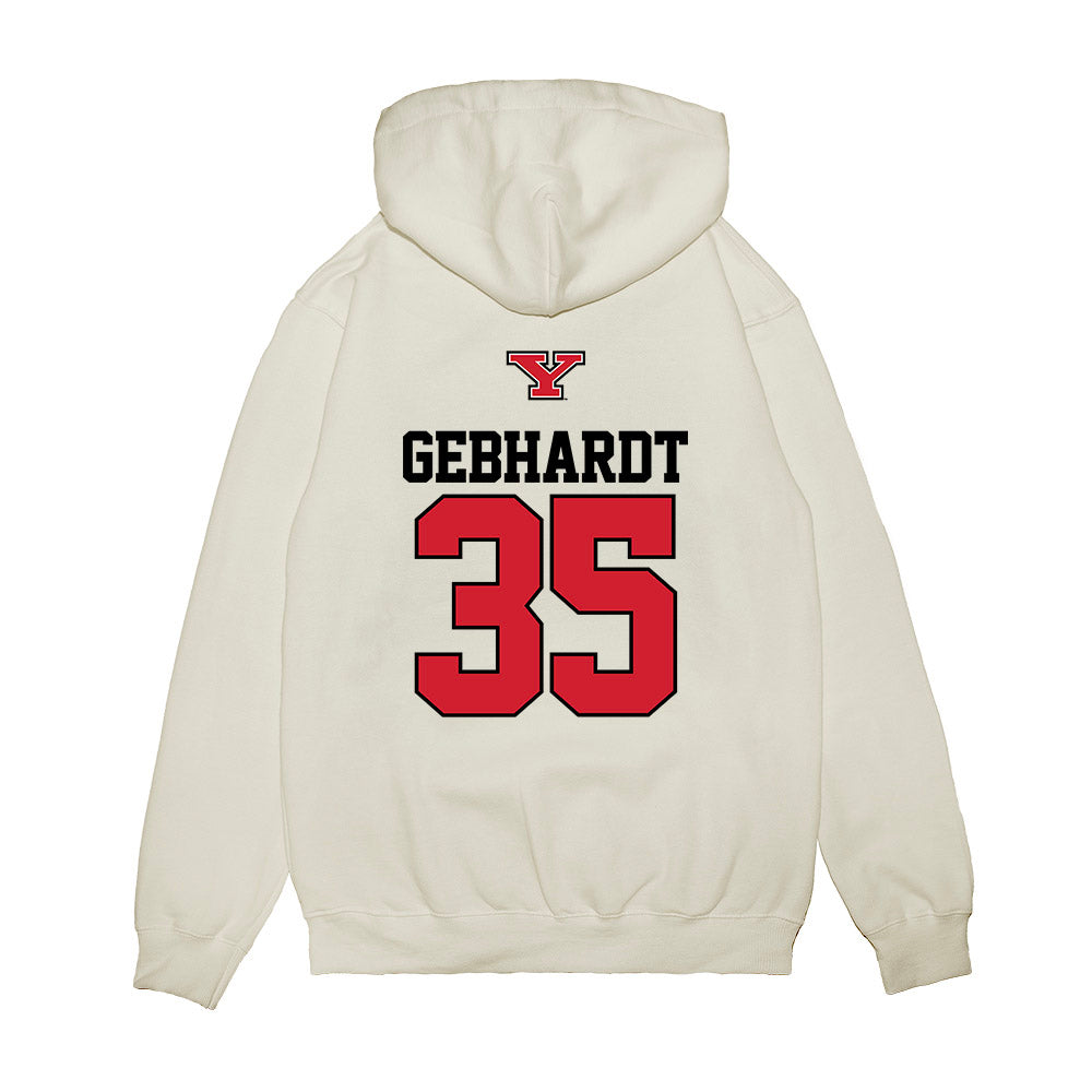 Youngstown State - NCAA Baseball : Braden Gebhardt - USA Raglan Premium Hooded Sweatshirt-1
