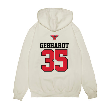 Youngstown State - NCAA Baseball : Braden Gebhardt - USA Raglan Premium Hooded Sweatshirt-1