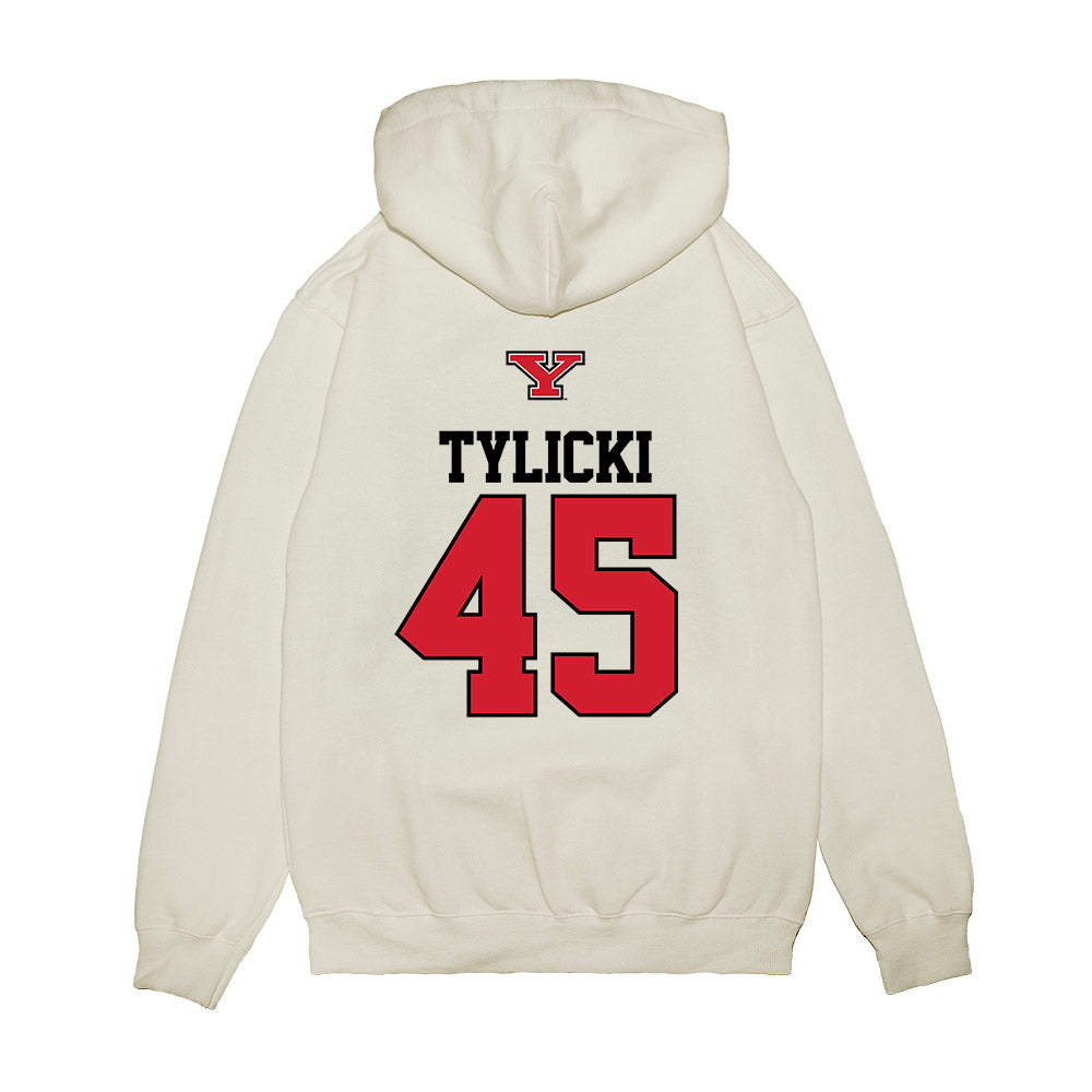 Youngstown State - NCAA Baseball : JJ Tylicki - USA Raglan Premium Hooded Sweatshirt-1