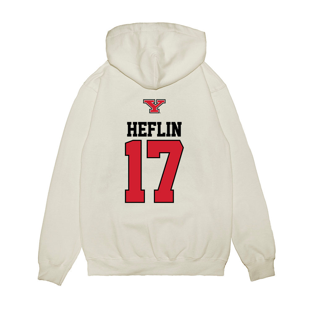 Youngstown State - NCAA Baseball : Tyler Heflin - USA Raglan Premium Hooded Sweatshirt-1