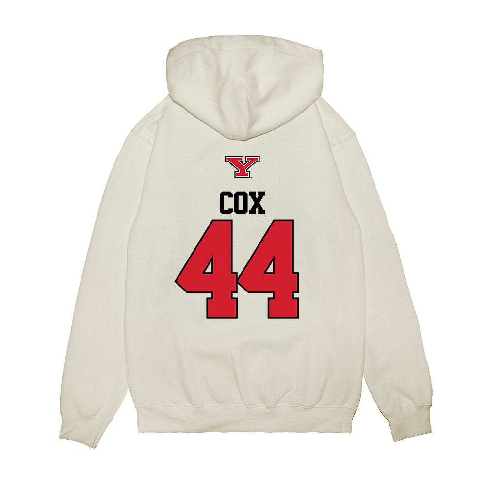 Youngstown State - NCAA Baseball : Banks Cox - USA Raglan Premium Hooded Sweatshirt-1