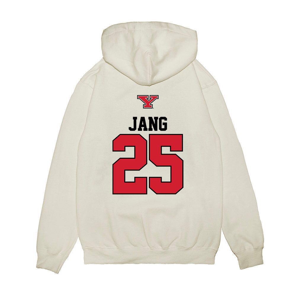 Youngstown State - NCAA Baseball : Alex Jang - USA Raglan Premium Hooded Sweatshirt-1