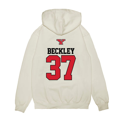 Youngstown State - NCAA Baseball : Nathan Beckley - USA Raglan Premium Hooded Sweatshirt-1