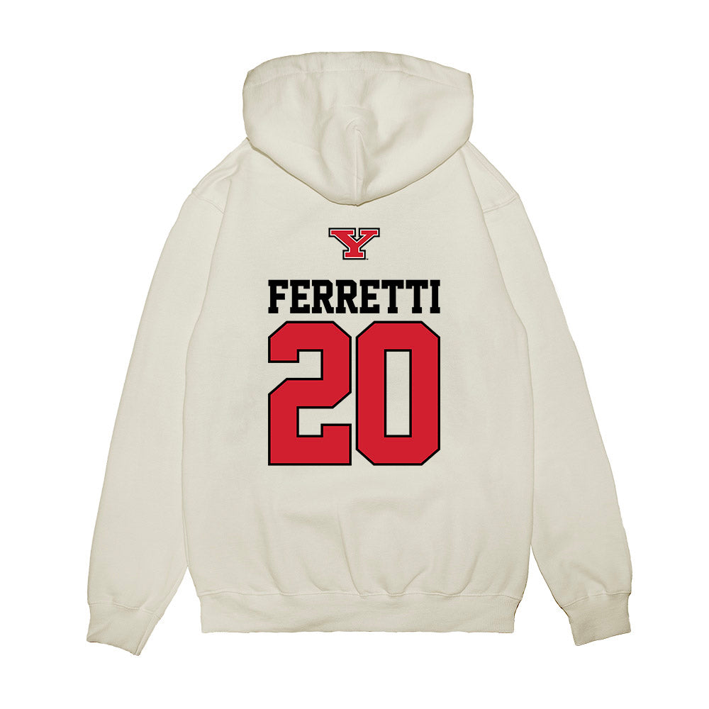 Youngstown State - NCAA Baseball : Jake Ferretti - USA Raglan Premium Hooded Sweatshirt-1