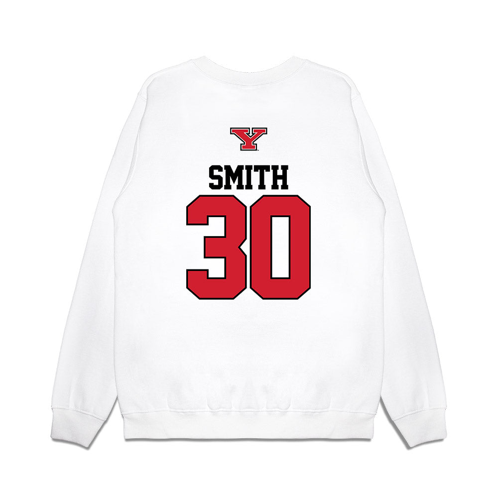 Youngstown State - NCAA Baseball : Brevin Smith - USA Raglan Premium Crewneck Sweatshirt-1