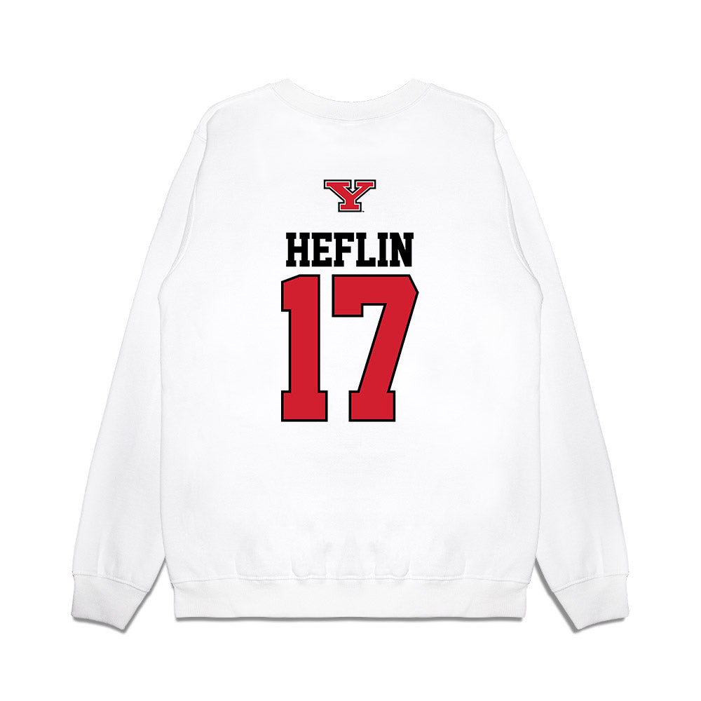 Youngstown State - NCAA Baseball : Tyler Heflin - USA Raglan Premium Crewneck Sweatshirt-1