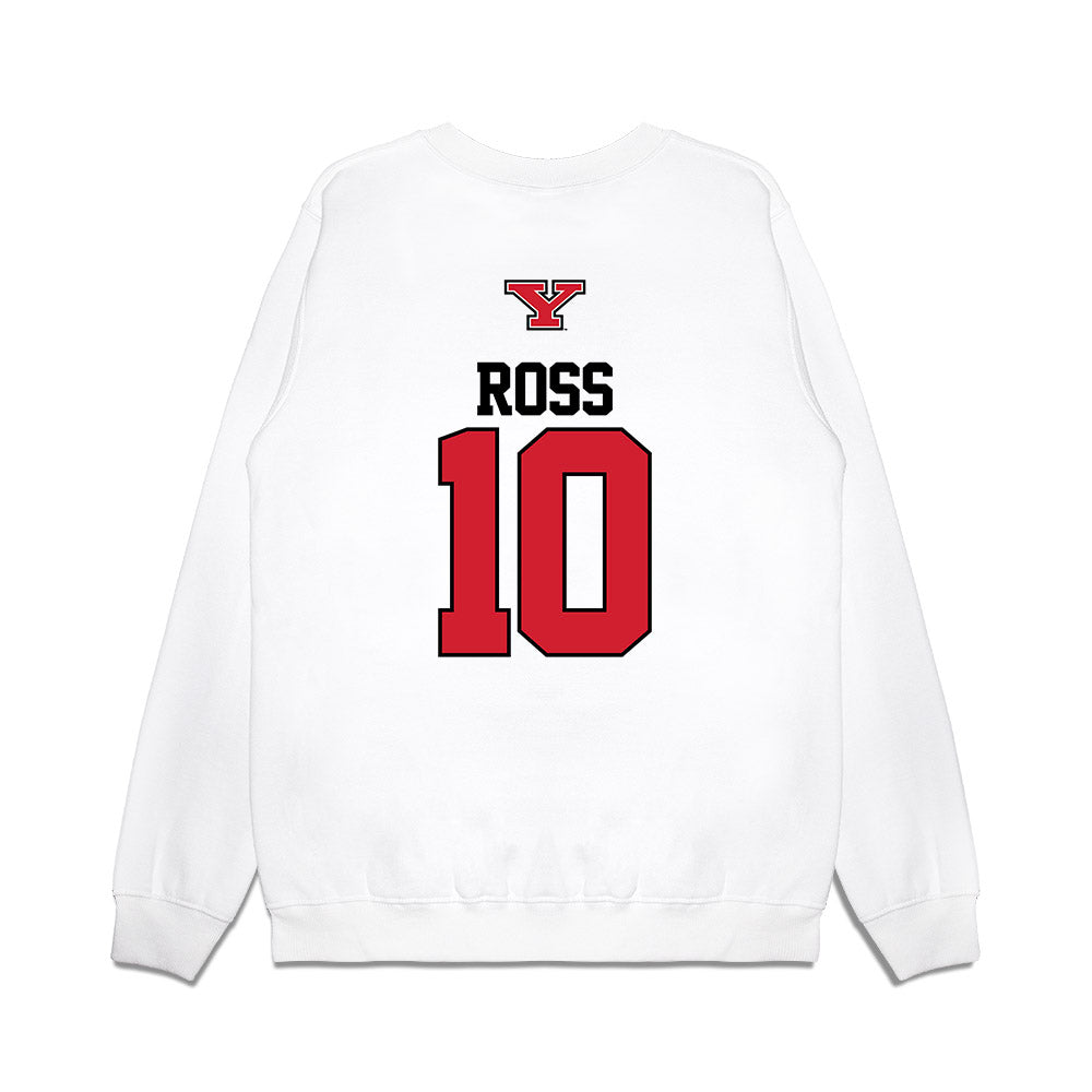 Youngstown State - NCAA Baseball : Nate Ross - USA Raglan Premium Crewneck Sweatshirt-1