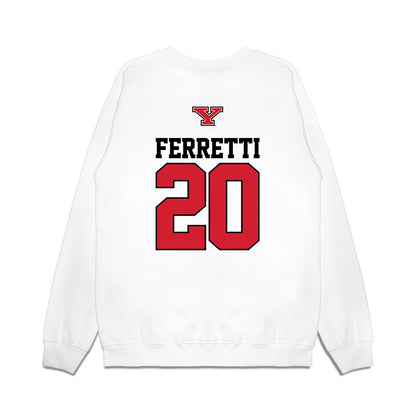 Youngstown State - NCAA Baseball : Jake Ferretti - USA Raglan Premium Crewneck Sweatshirt-1