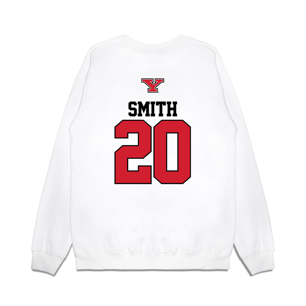 Youngstown State - NCAA Baseball : Cole Smith - USA Raglan Premium Crewneck Sweatshirt-1