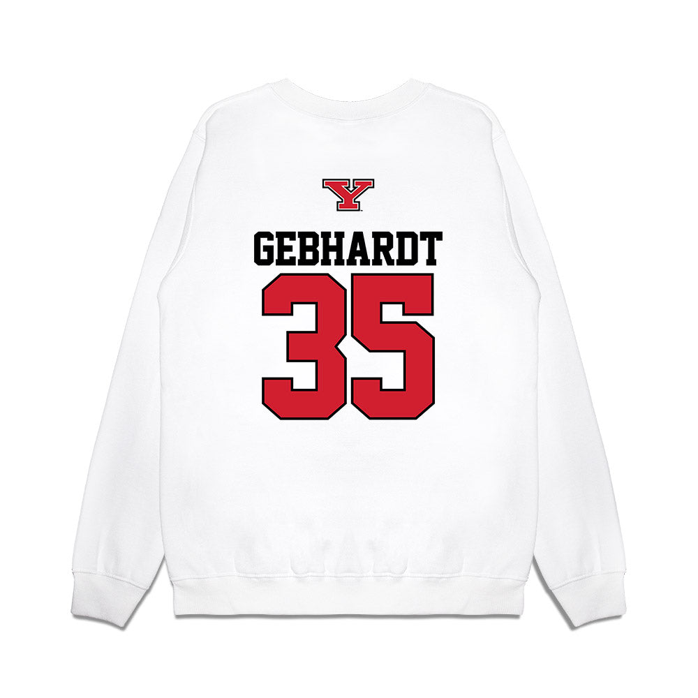 Youngstown State - NCAA Baseball : Braden Gebhardt - USA Raglan Premium Crewneck Sweatshirt-1
