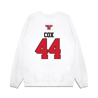 Youngstown State - NCAA Baseball : Banks Cox - USA Raglan Premium Crewneck Sweatshirt-1