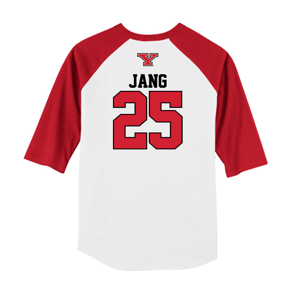 Youngstown State - NCAA Baseball : Alex Jang - USA Raglan Raglan Shirt-1