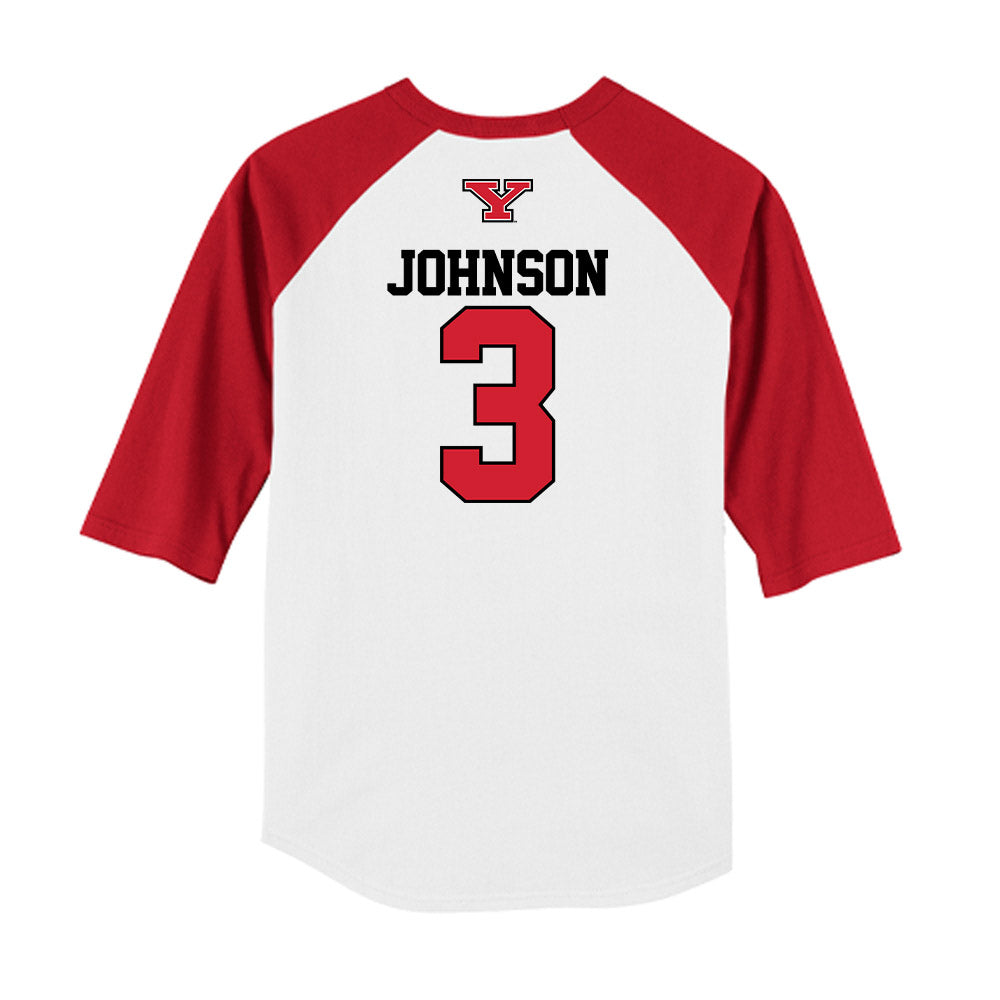 Youngstown State - NCAA Baseball : Jack Johnson - USA Raglan Raglan Shirt-1