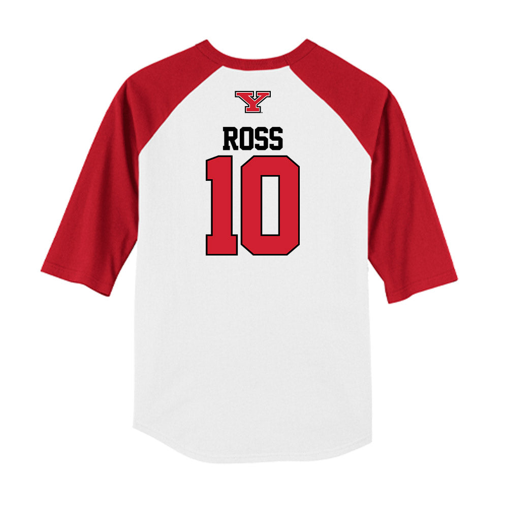 Youngstown State - NCAA Baseball : Nate Ross - USA Raglan Raglan Shirt-1