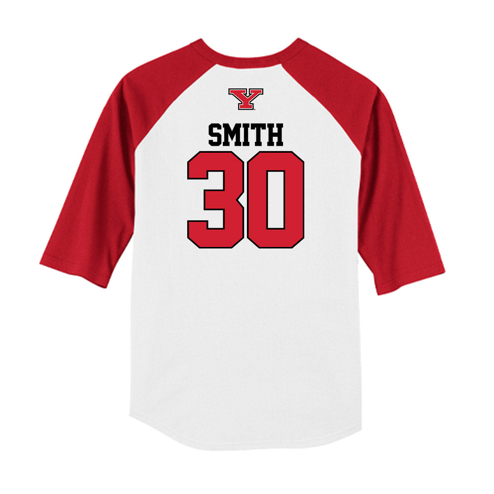 Youngstown State - NCAA Baseball : Brevin Smith - USA Raglan Raglan Shirt-0