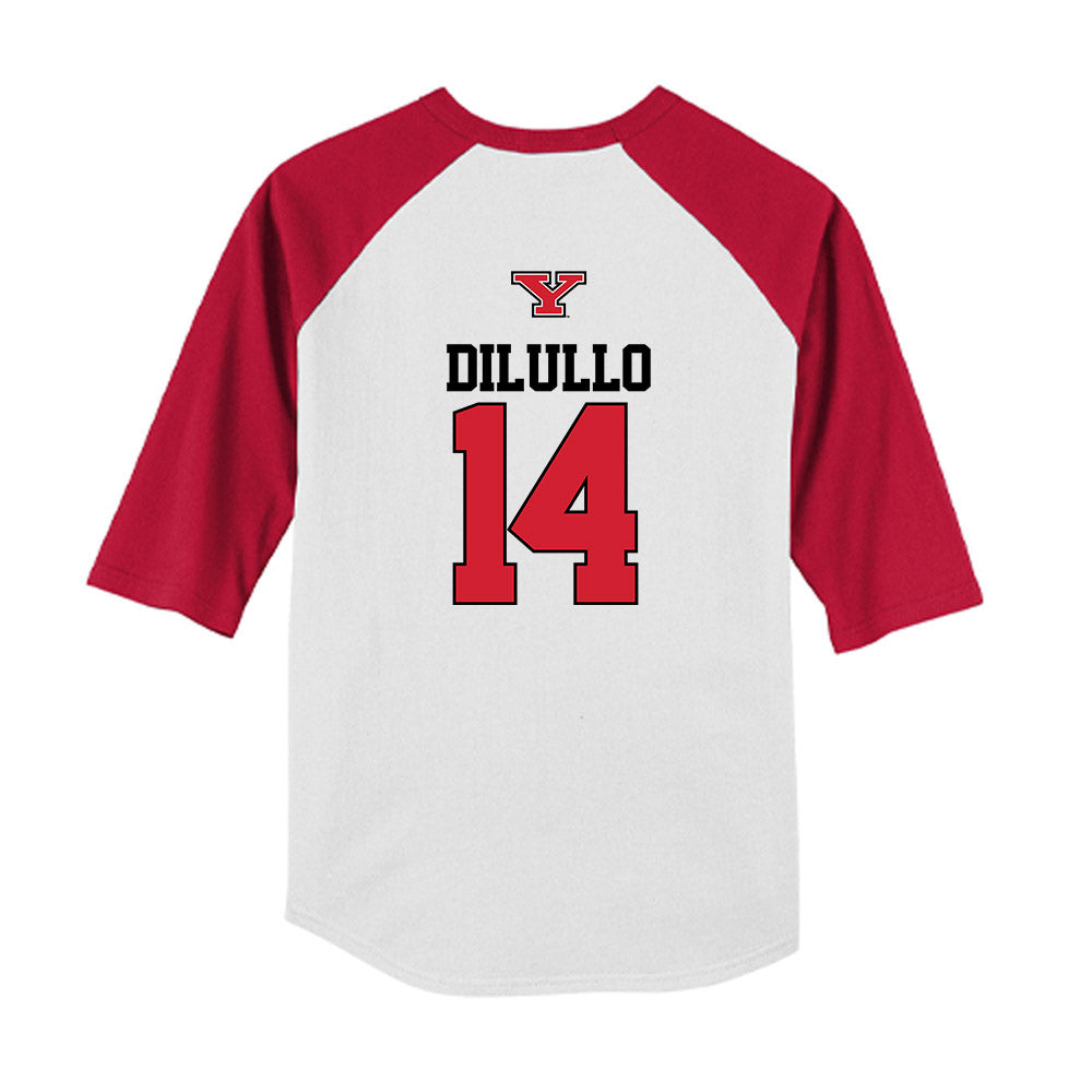 Youngstown State - NCAA Baseball : Ryan DiLullo - USA Raglan Youth Raglan T-Shirt-1