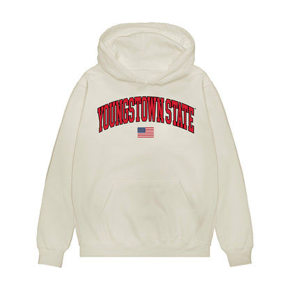 Youngstown State - NCAA Baseball : Nic Goodwin - USA Raglan Premium Hooded Sweatshirt-0