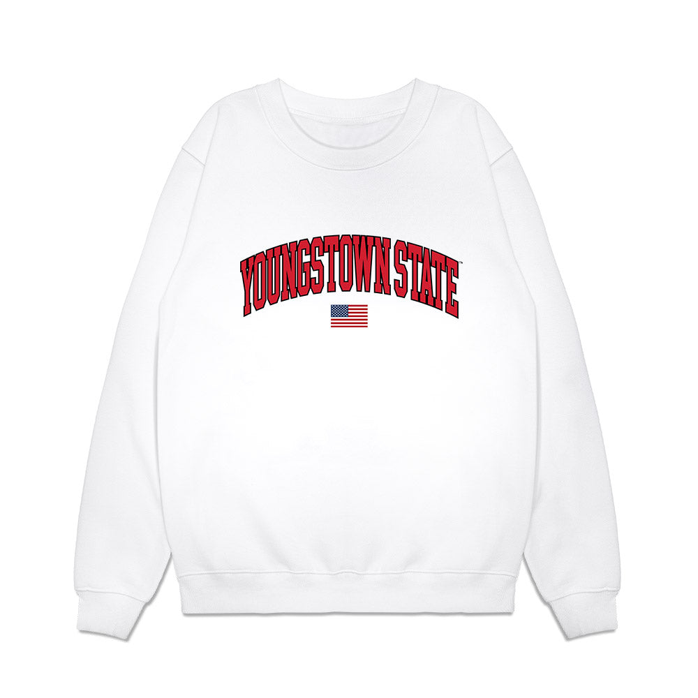Youngstown State - NCAA Baseball : Braden Gebhardt - USA Raglan Premium Crewneck Sweatshirt-0