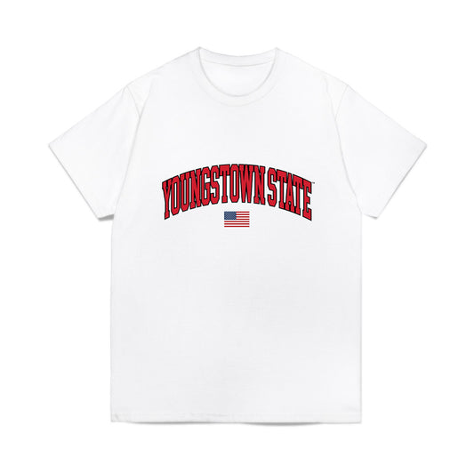 Youngstown State - NCAA Baseball : Jay Wrona - USA Raglan Comfort Colors T-Shirt-0