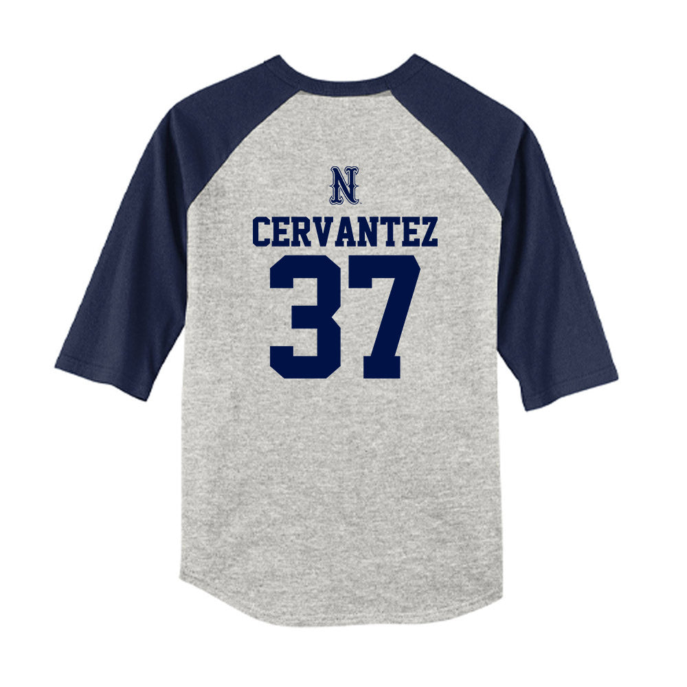 Nevada - NCAA Baseball : Takeo Cervantez - USA Raglan Youth Raglan T-Shirt-1