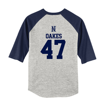 Nevada - NCAA Baseball : Ryan Oakes - USA Raglan Youth Raglan T-Shirt-1