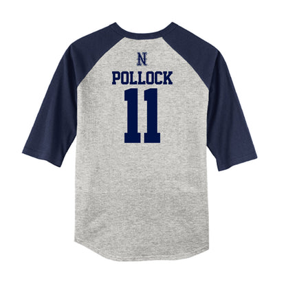 Nevada - NCAA Baseball : Aiden Pollock - USA Raglan Raglan Shirt-1