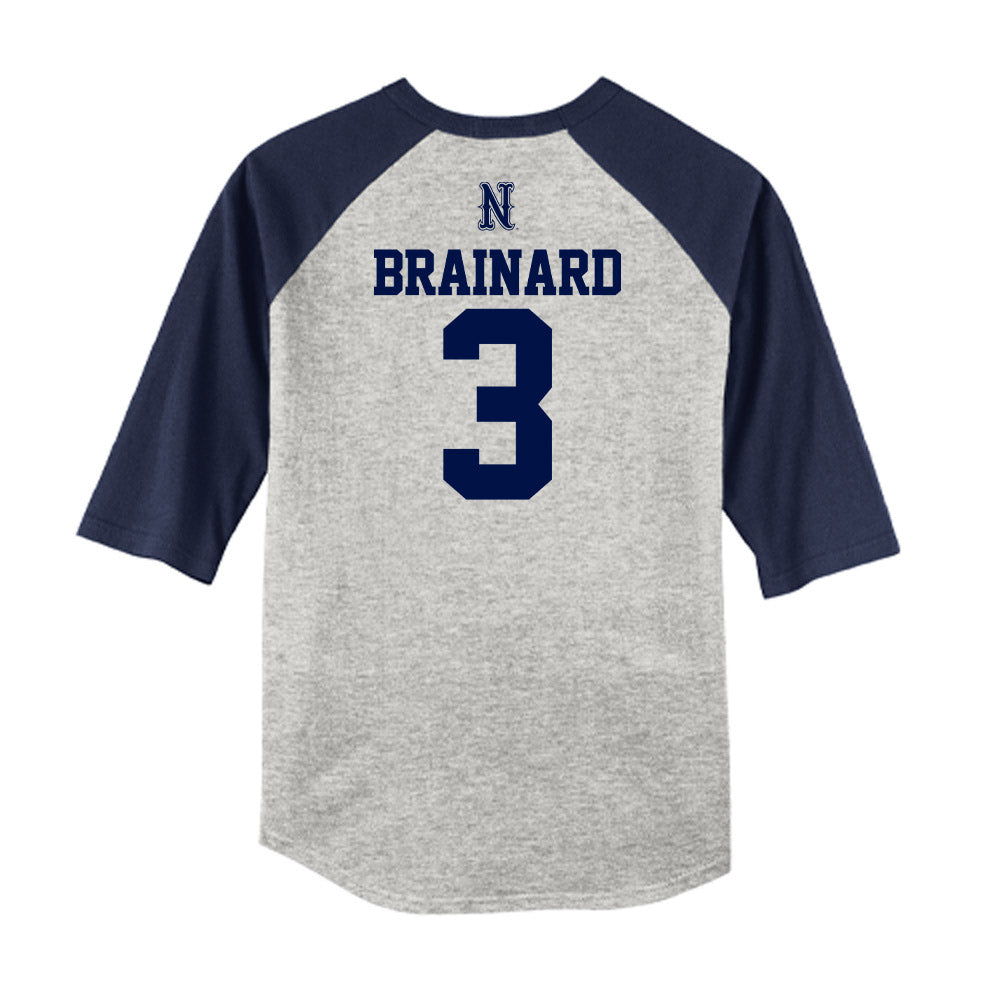 Nevada - NCAA Baseball : Aidan Brainard - USA Raglan Raglan Shirt-1