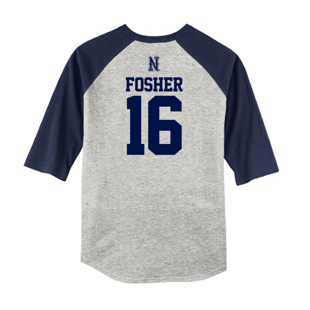 Nevada - NCAA Baseball : Peyton Fosher - USA Raglan Raglan Shirt-1