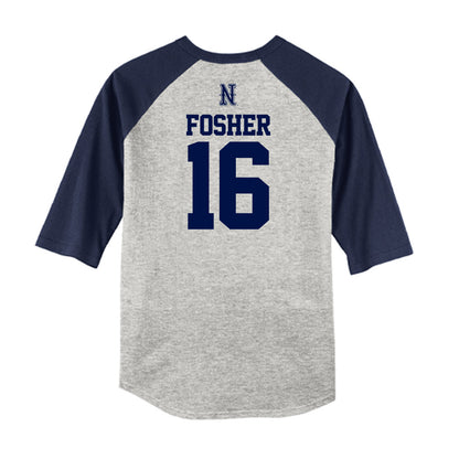 Nevada - NCAA Baseball : Peyton Fosher - USA Raglan Raglan Shirt-1