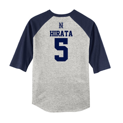 Nevada - NCAA Baseball : Mason Hirata - USA Raglan Raglan Shirt-1