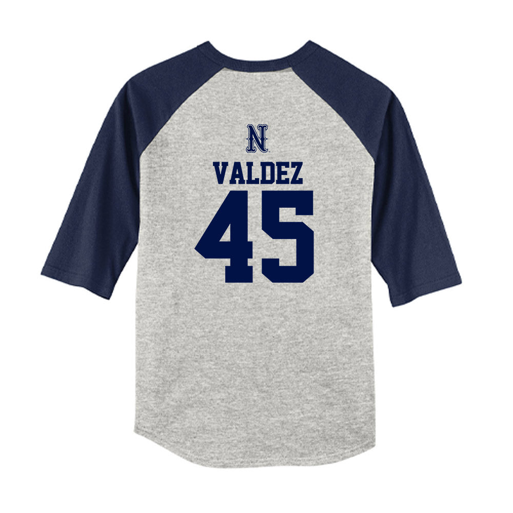 Nevada - NCAA Baseball : Eric Valdez - USA Raglan Youth Raglan T-Shirt-1
