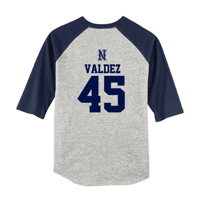 Nevada - NCAA Baseball : Eric Valdez - USA Raglan Youth Raglan T-Shirt-1