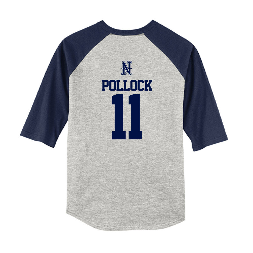Nevada - NCAA Baseball : Aiden Pollock - USA Raglan Youth Raglan T-Shirt-1