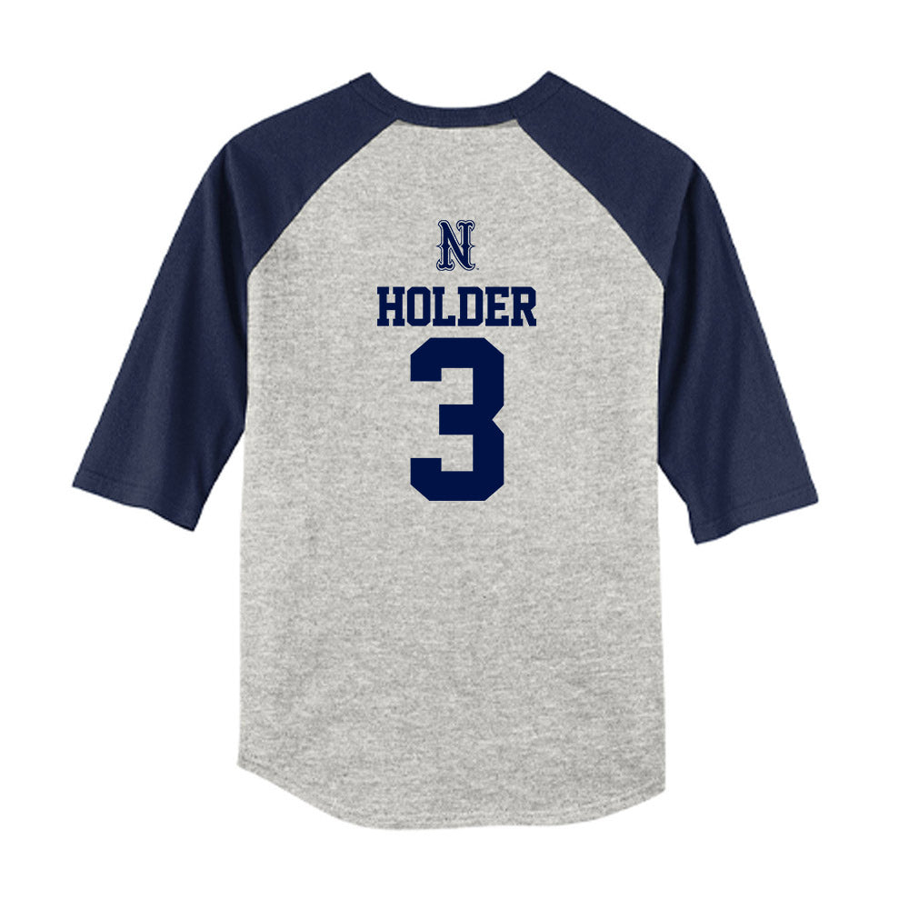 Nevada - NCAA Baseball : Taylor Holder - USA Raglan Youth Raglan T-Shirt-1