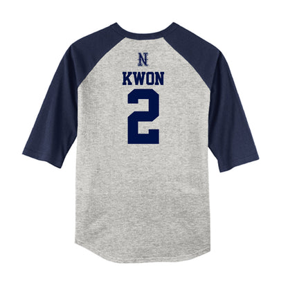 Nevada - NCAA Baseball : Junhyuk Kwon - USA Raglan Raglan Shirt-1