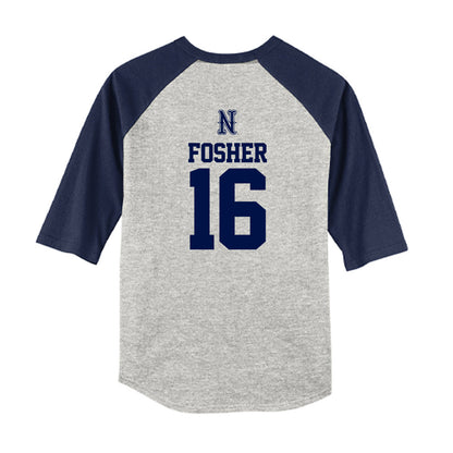 Nevada - NCAA Baseball : Peyton Fosher - USA Raglan Youth Raglan T-Shirt-1