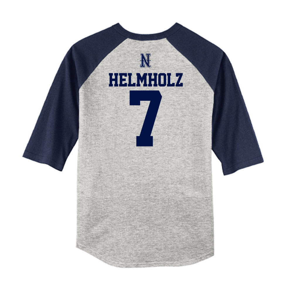 Nevada - NCAA Baseball : Jack Helmholz - USA Raglan Raglan Shirt-1