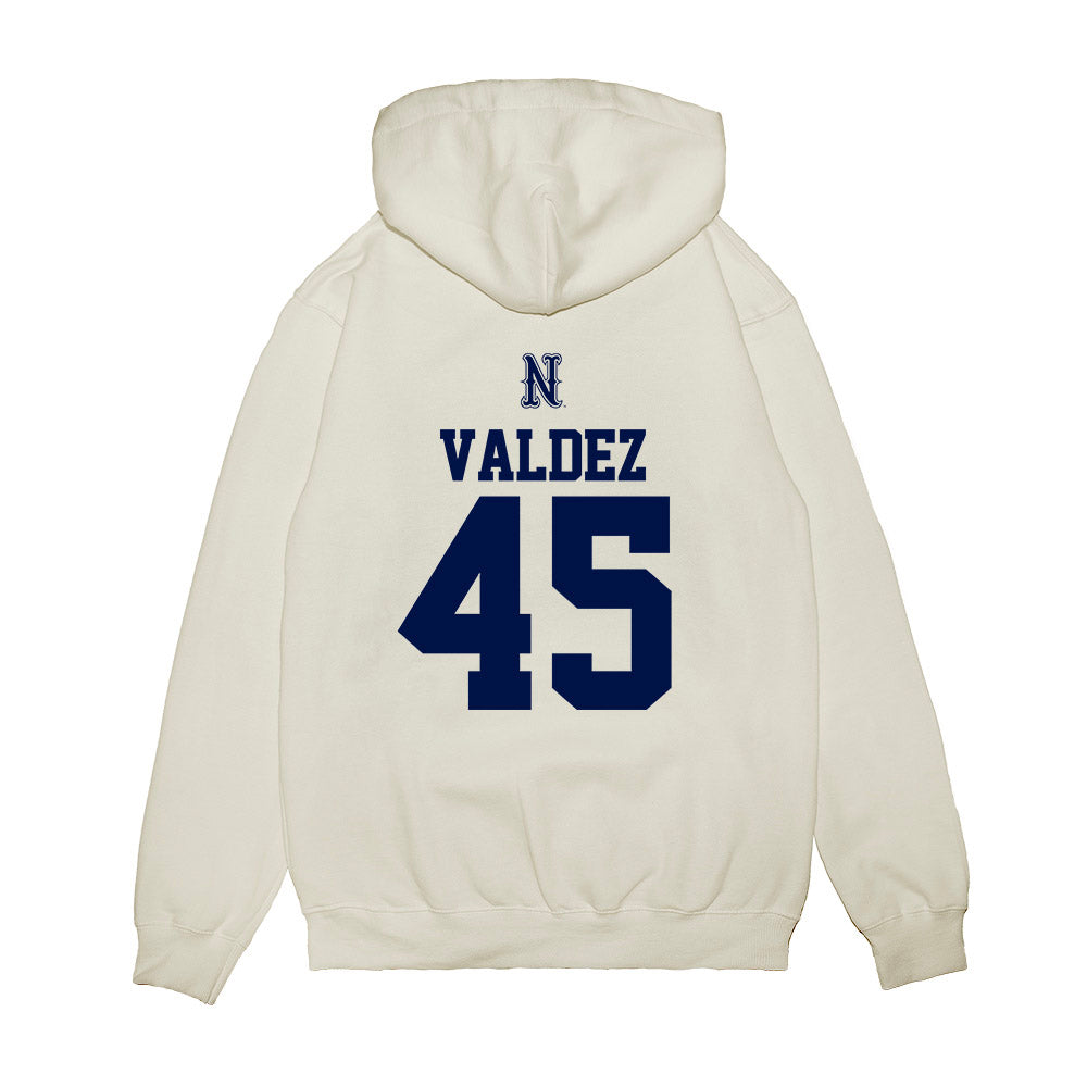 Nevada - NCAA Baseball : Eric Valdez - USA Raglan Premium Hooded Sweatshirt-1
