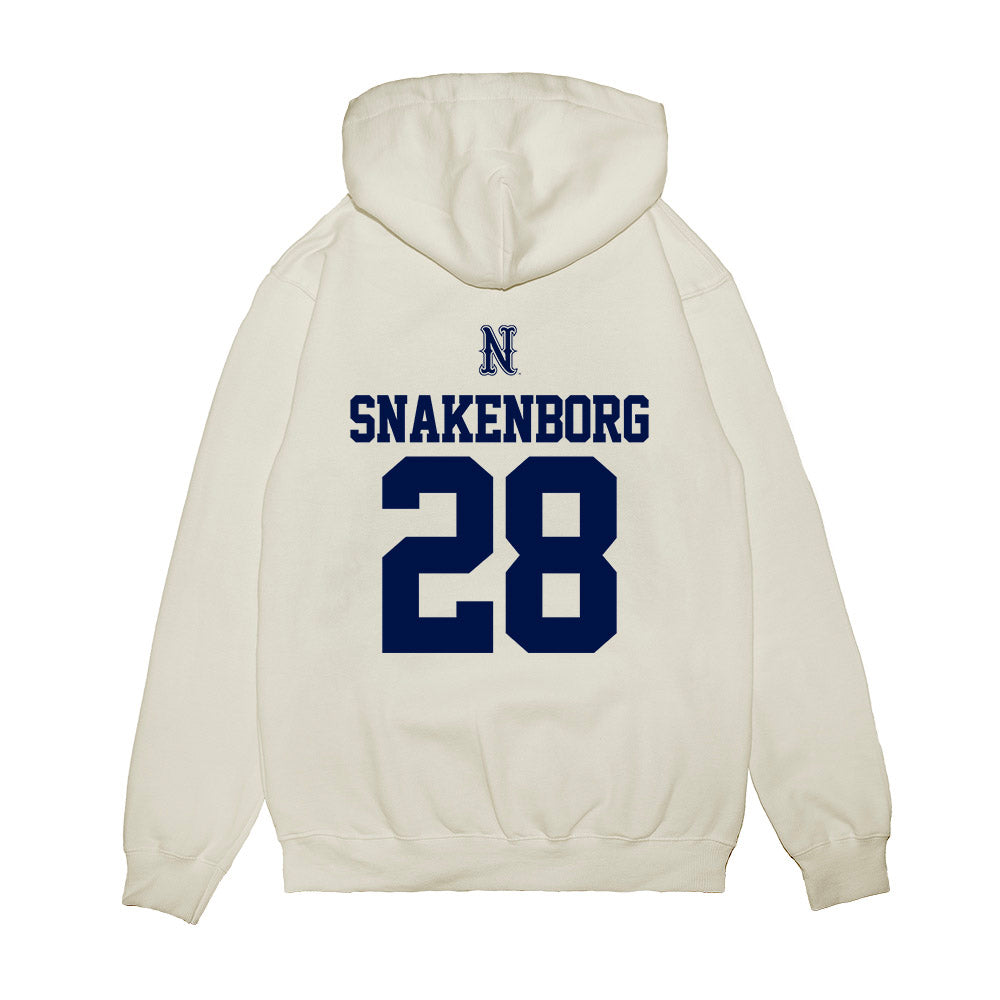 Nevada - NCAA Baseball : nate snakenborg - USA Raglan Premium Hooded Sweatshirt-1