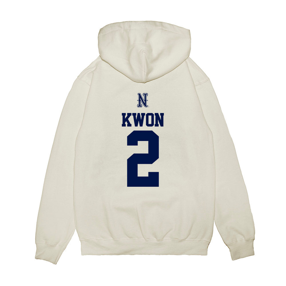 Nevada - NCAA Baseball : Junhyuk Kwon - USA Raglan Premium Hooded Sweatshirt-1