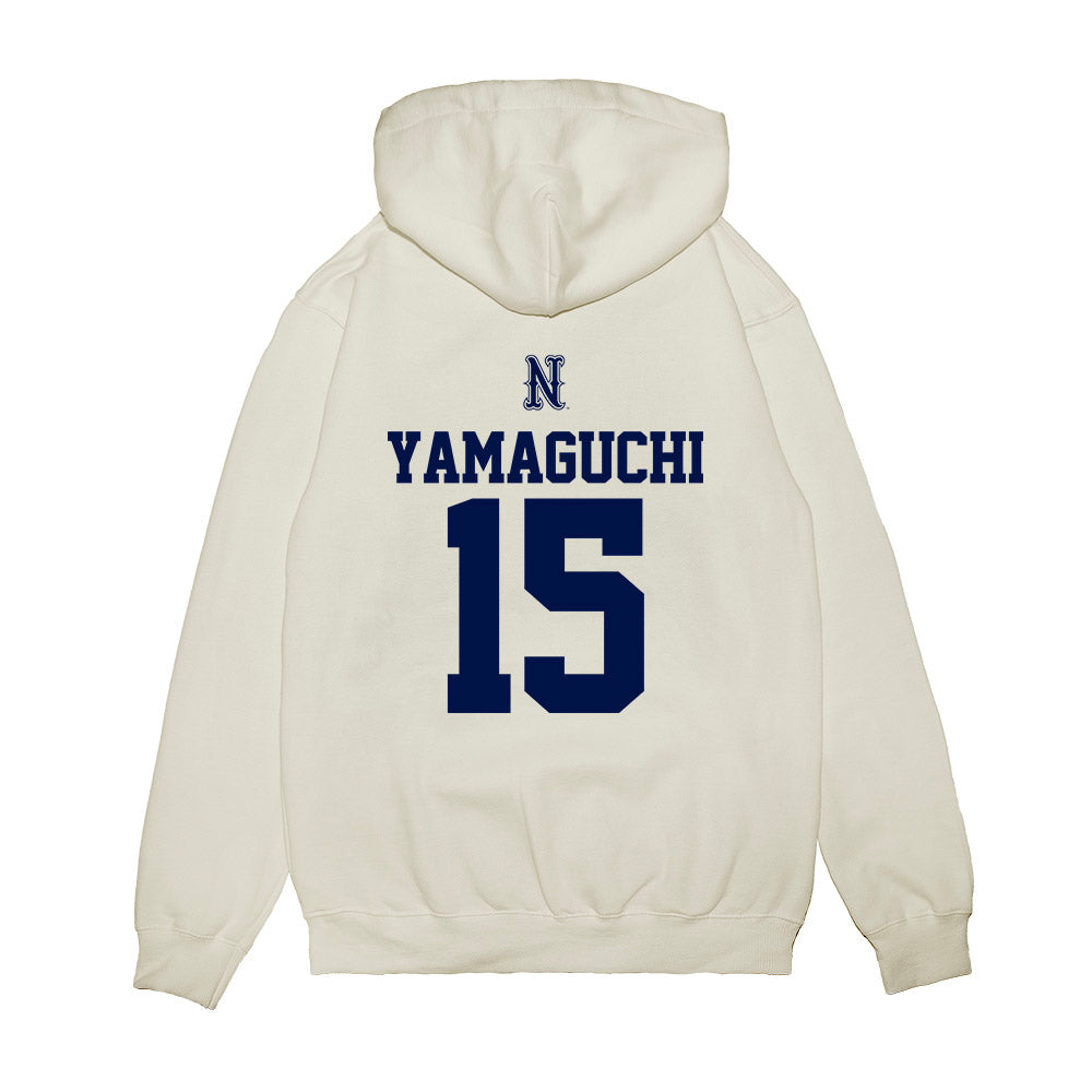 Nevada - NCAA Baseball : Sean Yamaguchi - USA Raglan Premium Hooded Sweatshirt-1