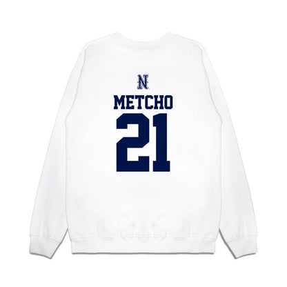 Nevada - NCAA Baseball : Jack Metcho - USA Raglan Premium Crewneck Sweatshirt-1