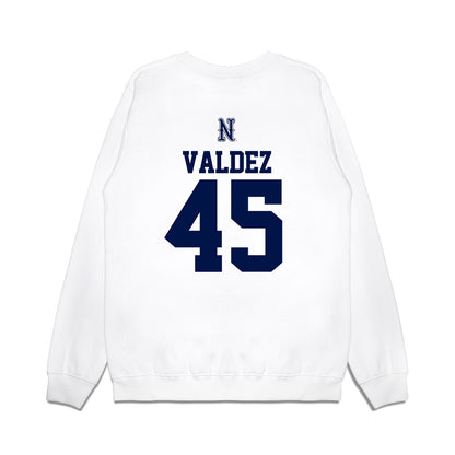 Nevada - NCAA Baseball : Eric Valdez - USA Raglan Premium Crewneck Sweatshirt-1