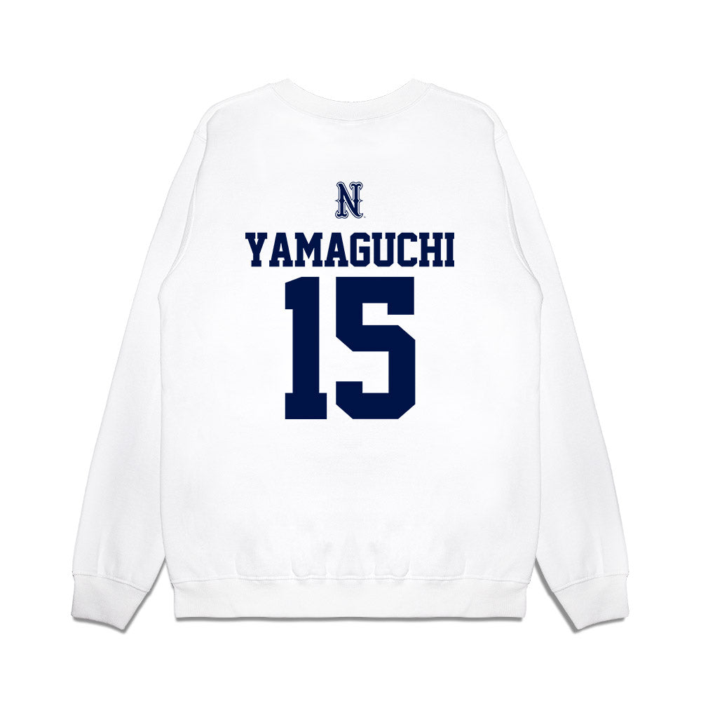 Nevada - NCAA Baseball : Sean Yamaguchi - USA Raglan Premium Crewneck Sweatshirt-1