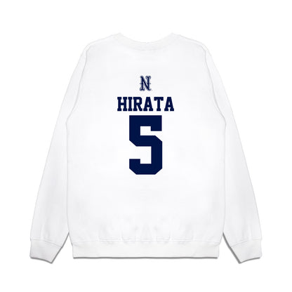 Nevada - NCAA Baseball : Mason Hirata - USA Raglan Premium Crewneck Sweatshirt-1
