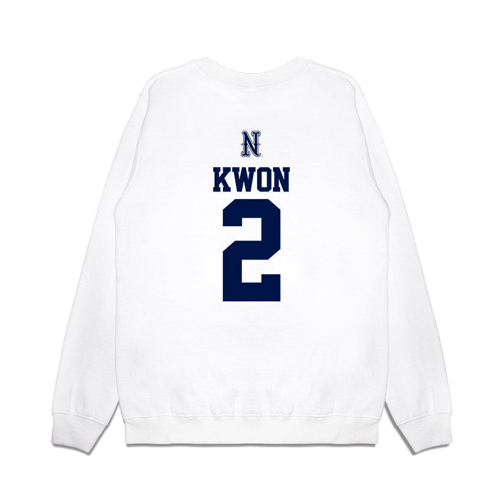 Nevada - NCAA Baseball : Junhyuk Kwon - USA Raglan Premium Crewneck Sweatshirt-1